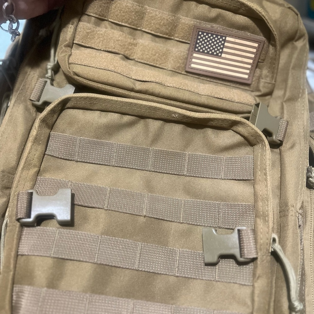 Tactical EDC Men's Backpack in Coyote Brown - Picture 5 of 7